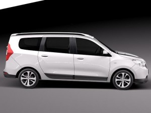 Dacia Lodgy 2012 3D Model