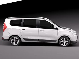 Dacia Lodgy 2012 3D Model
