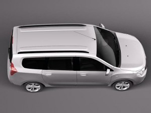 Dacia Lodgy 2012 3D Model