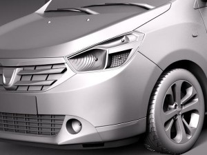 Dacia Lodgy 2012 3D Model