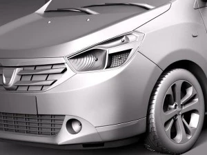 Dacia Lodgy 2012 3D Model
