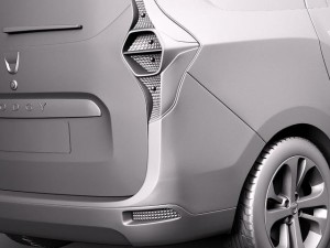 Dacia Lodgy 2012 3D Model