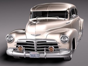 Chevrolet Fleetline Aerosedan 1948 Modèle 3D
