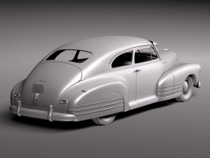 Chevrolet Fleetline Aerosedan 1948 Modèle 3D