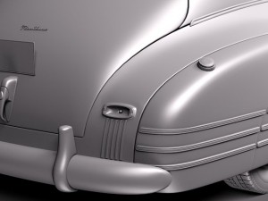 Chevrolet Fleetline Aerosedan 1948 Modèle 3D