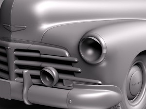 Chevrolet Fleetline Aerosedan 1948 Modèle 3D