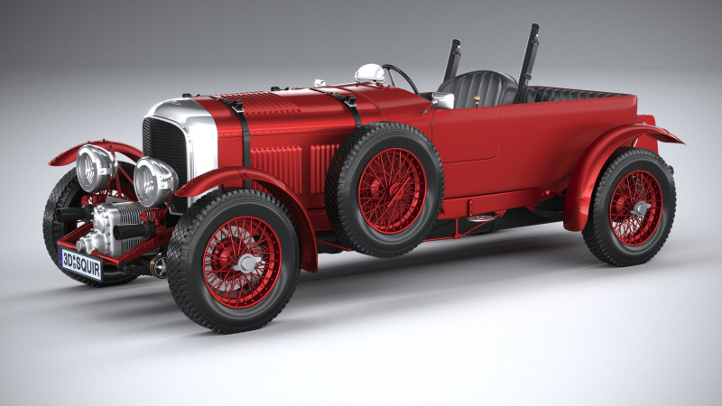 Bentley Blower Jnr 2024 Modello 3D .c4d .max .obj .3ds .fbx .stl .blend