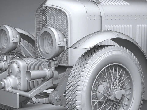 Bentley Blower Jnr 2024 3D Model