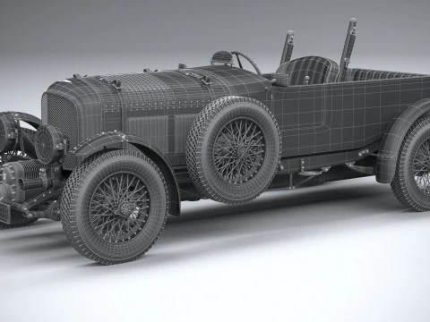 Bentley Blower Jnr 2024 3D Model