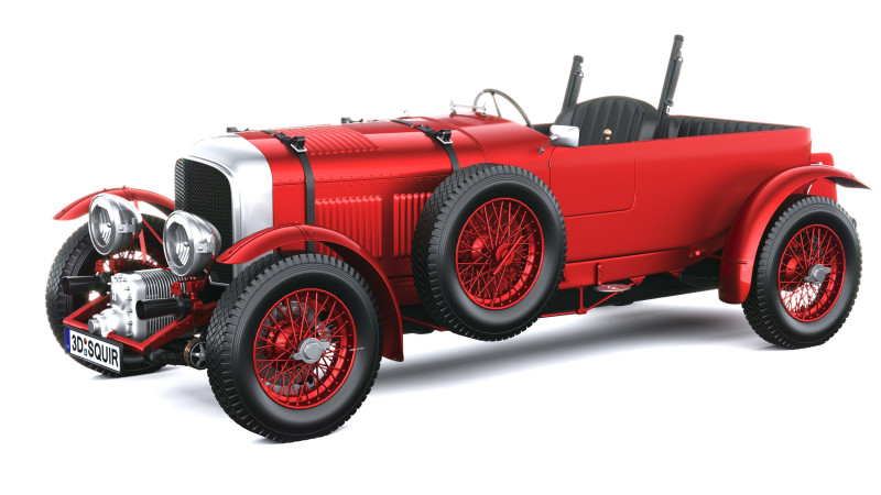 Bentley Blower Jnr 2024 3D Model .c4d .max .obj .3ds .fbx .stl .blend