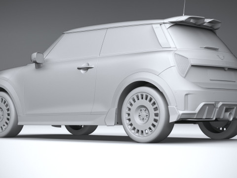 Mini John Cooper Works Accessories 2025 3D मॉडल