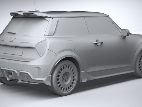 Mini John Cooper Works Accessories 2025 3D मॉडल