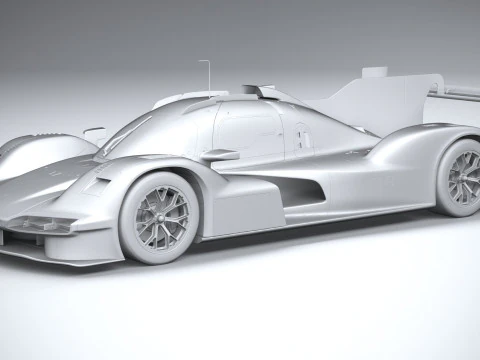 Porsche 963 RSP 2026 3D Model