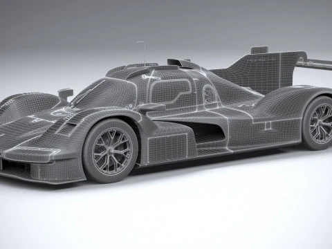 Porsche 963 RSP 2026 3D Model