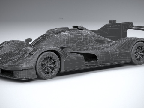 Porsche 963 RSP 2026 3D Model