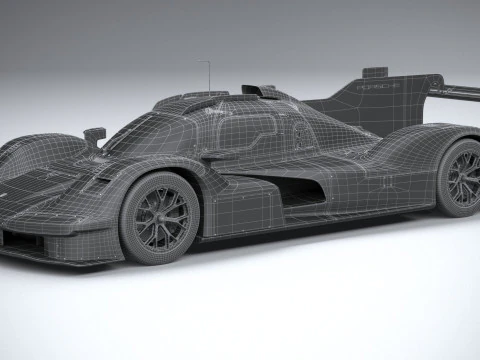 Porsche 963 RSP 2026 3D Model