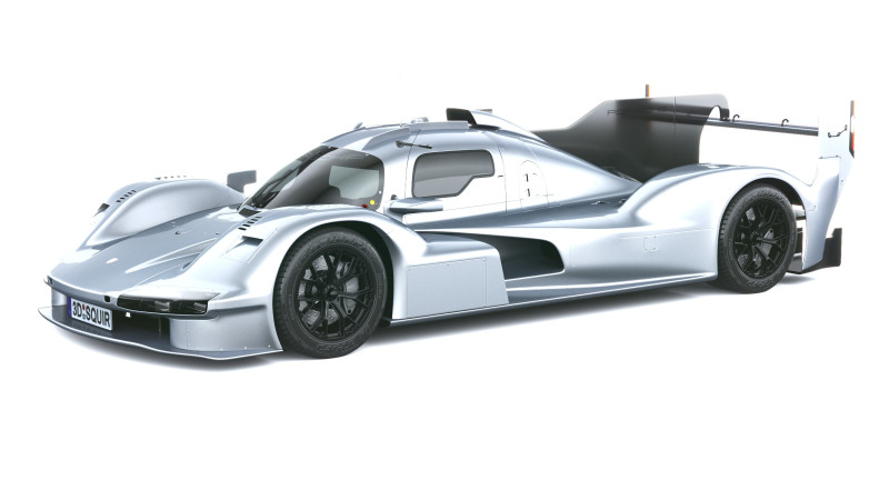 Porsche 963 RSP 2026 3D Model .c4d .max .obj .3ds .fbx .stl .blend 