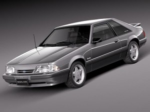 Mustang 1987-1993 3Dモデル