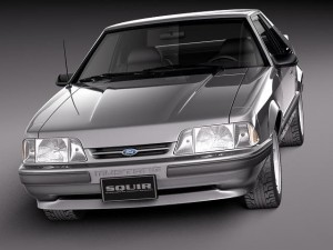 Mustang 1987-1993 3Dモデル