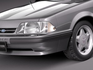 Mustang 1987-1993 3Dモデル