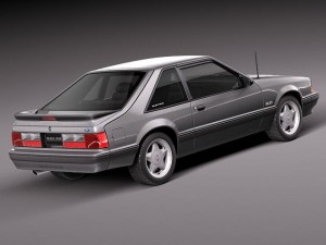 Mustang 1987-1993 3Dモデル