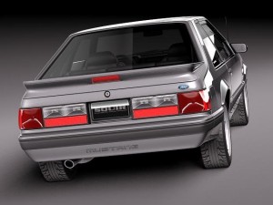 Mustang 1987-1993 3Dモデル