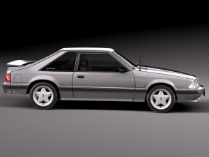Mustang 1987-1993 3Dモデル