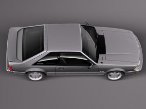 Mustang 1987-1993 3Dモデル