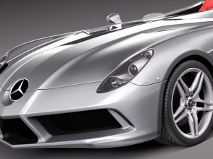 Mercedes-Benz SLR Stirling Moss Concept Car 3D Model