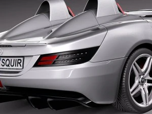 Mercedes-Benz SLR Stirling Moss Concept Car 3D Model