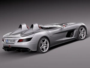 Mercedes-Benz SLR Stirling Moss Concept Car 3D Model