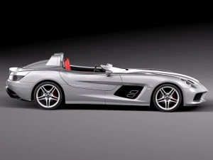 Mercedes-Benz SLR Stirling Moss Concept Car 3D Model