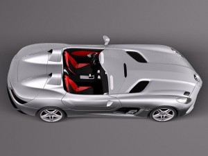 Mercedes-Benz SLR Stirling Moss Concept Car 3D Model