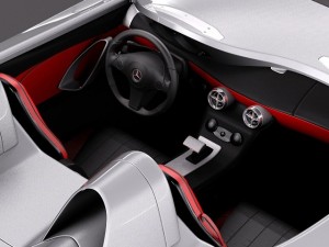 Mercedes-Benz SLR Stirling Moss Concept Car 3D Model