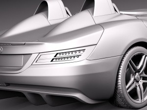 Mercedes-Benz SLR Stirling Moss Concept Car 3D Model