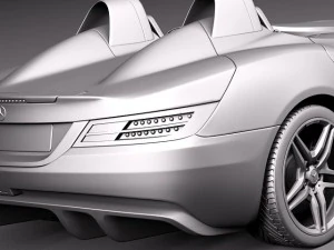 Mercedes-Benz SLR Stirling Moss Concept Car 3D Model