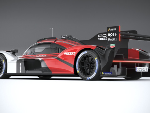 Porsche 963 LMDh Racecar 2023 3D Модель