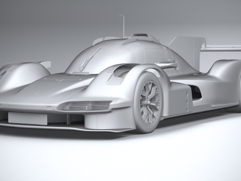 Porsche 963 LMDh Racecar 2023 3D Модель