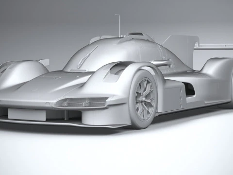 Porsche 963 LMDh Yarış Arabası 2023 3D Model