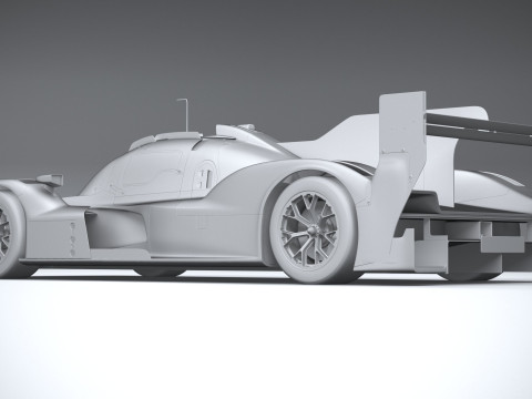 Porsche 963 LMDh Racecar 2023 3D Модель