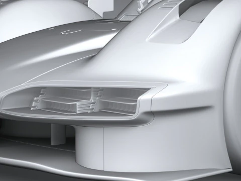 Porsche 963 LMDh Yarış Arabası 2023 3D Model