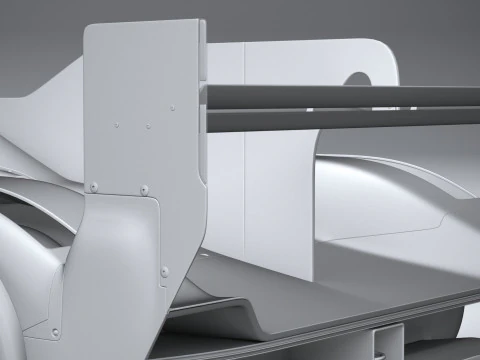 Porsche 963 LMDh Yarış Arabası 2023 3D Model