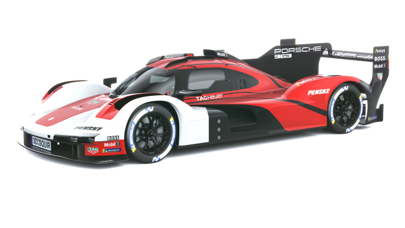 Mobil Balap Porsche 963 LMDh 2023 Model 3D .c4d .max .obj .3ds .fbx .stl .blend 