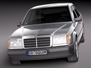 Mercedes-Benz W124 E-class 1984-1997 3D Model