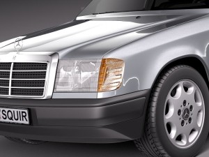 Mercedes-Benz W124 E-class 1984-1997 3D Model