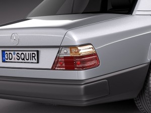 Mercedes-Benz W124 E-class 1984-1997 3D Model