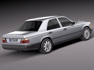Mercedes-Benz W124 E-class 1984-1997 3D Model