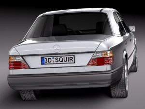 Mercedes-Benz W124 E-class 1984-1997 3D Model