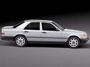 Mercedes-Benz W124 E-class 1984-1997 3D Model