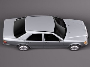 Mercedes-Benz W124 E-class 1984-1997 3D Model